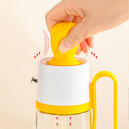 2-in-1 BBQ Oil Dispenser with Silicone Brush