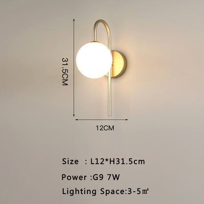 Modern Minimalist Hotel Living Room Background Wall Light