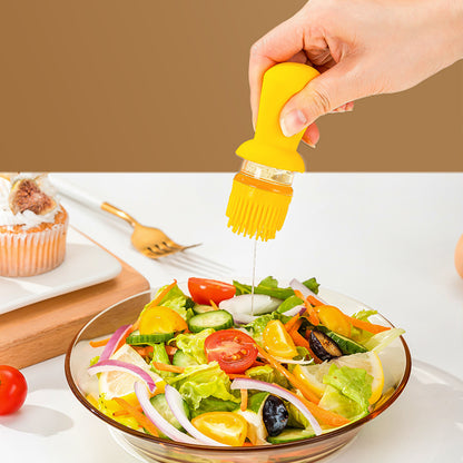 2-in-1 BBQ Oil Dispenser with Silicone Brush