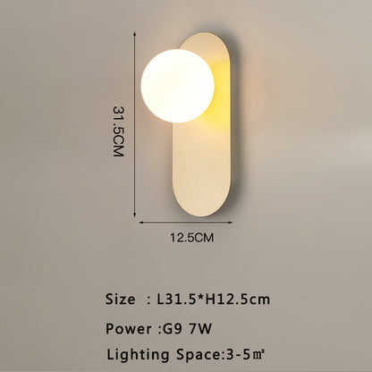 Modern Minimalist Hotel Living Room Background Wall Light